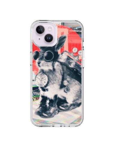 iPhone 14 Plus Case Rabbit Traveller Time - Ali Gulec