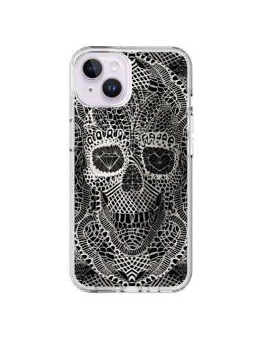 Coque iPhone 14 Plus Skull Lace Tête de Mort - Ali Gulec