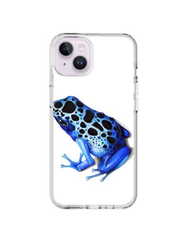 Coque iPhone 14 Plus Grenouille Bleue - Annya Kai