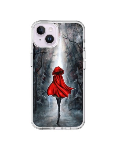 Coque iPhone 14 Plus Le Petit Chaperon Rouge Bois - Annya Kai