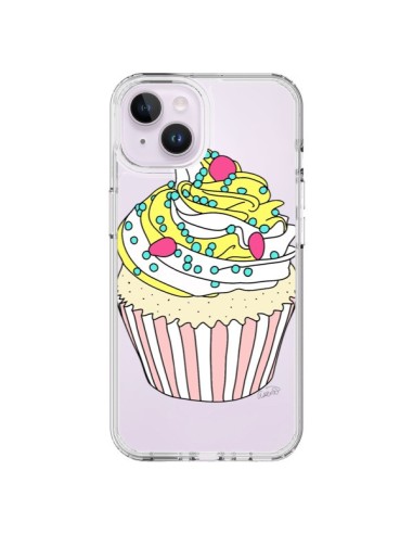 Coque iPhone 14 Plus Cupcake Dessert Transparente - Asano Yamazaki