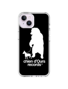 Coque iPhone 14 Plus Chien d'Ours Records Musique -...