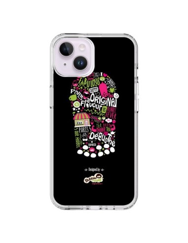 Coque iPhone 14 Plus Bubble Fever Original Flavour Noir - Bubble Fever