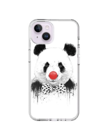 Coque iPhone 14 Plus Clown Panda - Balazs Solti