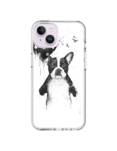 iPhone 14 Plus Case Love Bulldog Dog My Heart Goes Boom - Balazs Solti