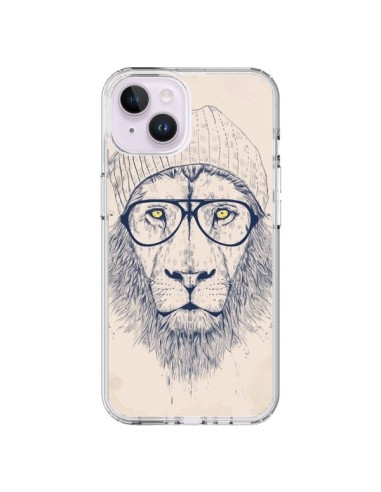 Coque iPhone 14 Plus Cool Lion Lunettes - Balazs Solti