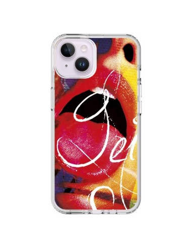 Coque iPhone 14 Plus Get Bouche Sexy - Brozart