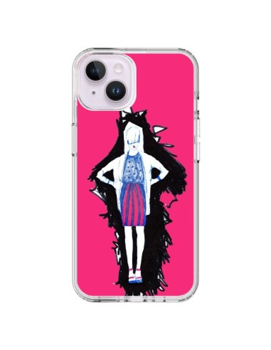 Coque iPhone 14 Plus Lola Femme Fashion Mode Rose - Cécile