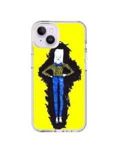Cover iPhone 14 Plus Julie Donna Fashion Moda Giallo -...