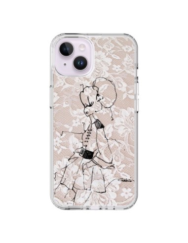 iPhone 14 Plus Case Draft Girl Lace Fashion - Cécile