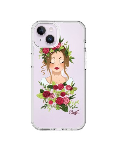 iPhone 14 Plus Case Girl Closed Eyes Clear - Chapo