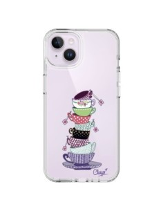 Coque iPhone 14 Plus Tasses de The Transparente - Chapo