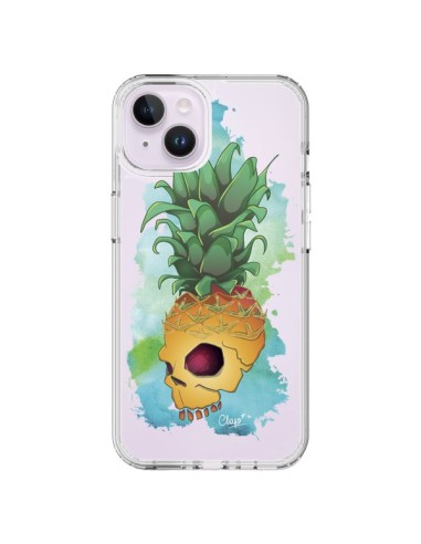 Coque iPhone 14 Plus Crananas Crane Ananas Transparente - Chapo