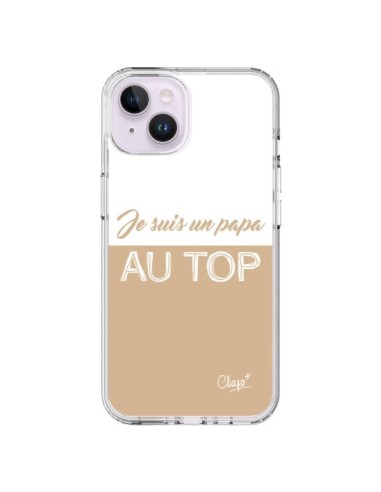 Cover iPhone 14 Plus Sono un Papà al Top Beige - Chapo