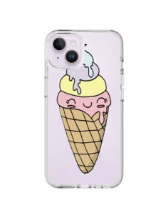 iPhone 14 Plus Case Ice cream Summer Scent Clear -...