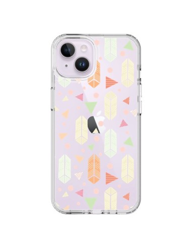 Coque iPhone 14 Plus Arrow Fleche Azteque Transparente - Claudia Ramos