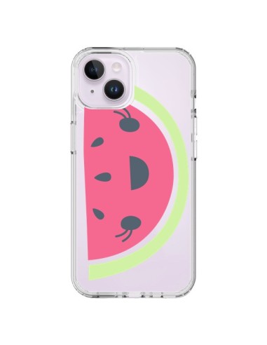 Coque iPhone 14 Plus Pasteque Watermelon Fruit Transparente - Claudia Ramos