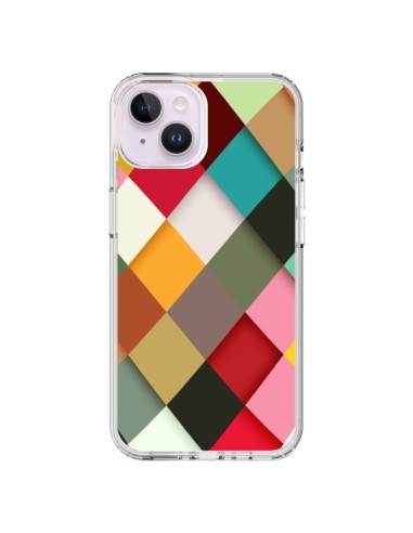 Coque iPhone 14 Plus Colorful Mosaique - Danny Ivan