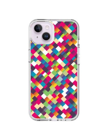Coque iPhone 14 Plus Sweet Pattern Mosaique Azteque - Danny Ivan