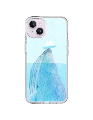 Cover iPhone 14 Plus Balena Barca Mare - Eric Fan