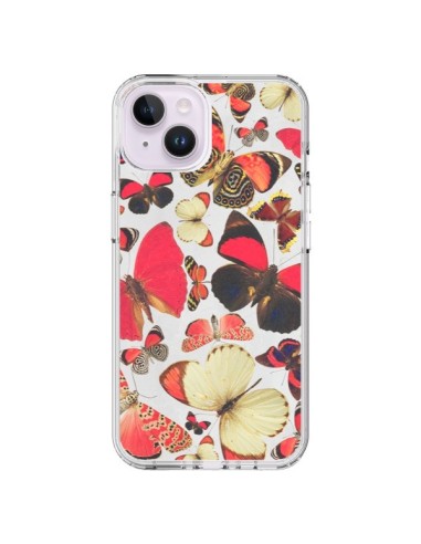 Coque iPhone 14 Plus Papillons - Eleaxart