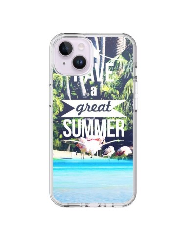 Coque iPhone 14 Plus Have a Great Summer Eté - Eleaxart