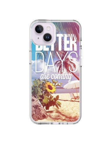 iPhone 14 Plus Case Better Days _Tea - Eleaxart