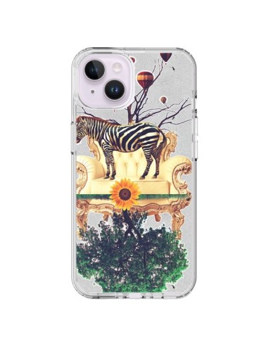 iPhone 14 Plus Case Zebra The World - Eleaxart