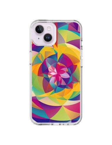 Coque iPhone 14 Plus Acid Blossom Fleur - Eleaxart