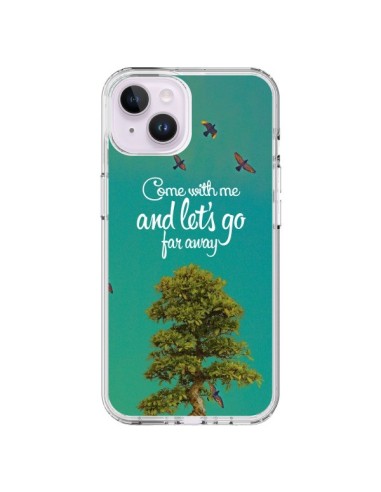 Cover iPhone 14 Plus Let's Go Far Away Alberi - Eleaxart