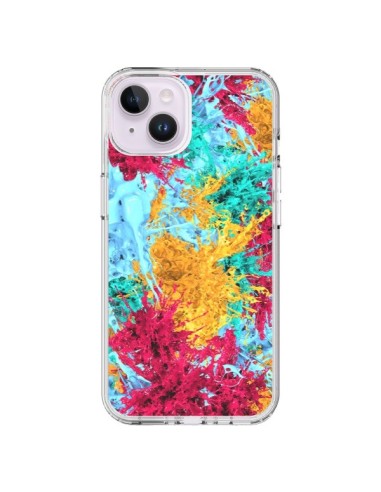 Coque iPhone 14 Plus Splashes Peintures - Eleaxart