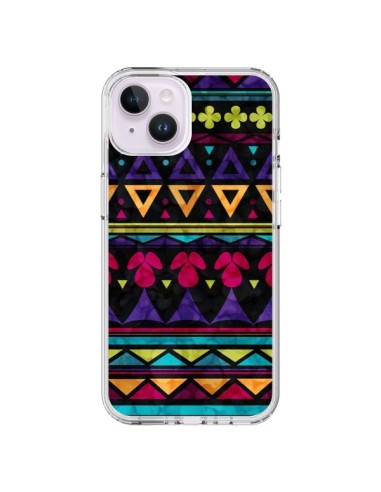 iPhone 14 Plus Case Triangle Pattern Aztec - Eleaxart