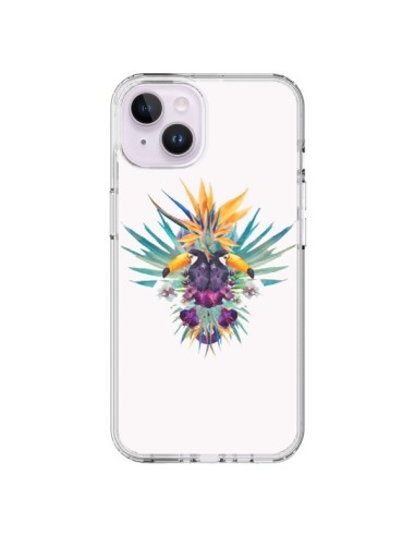 Coque iPhone 14 Plus Exotic Toucans Summer Ete - Eleaxart