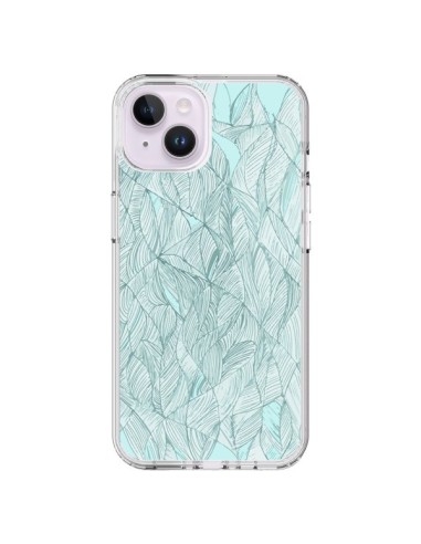iPhone 14 Plus Case Leaves Green Water - Léa Clément