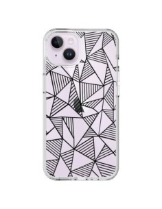 Coque iPhone 14 Plus Lignes Grilles Triangles Grid...