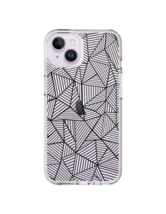 Cover iPhone 14 Plus Linee Griglia Triangles Full Grid...