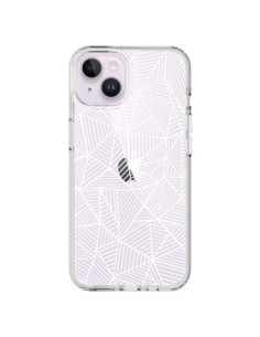 iPhone 14 Plus Case Lines Triangles Full Grid Abstract...