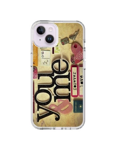 Coque iPhone 14 Plus Me And You Love Amour Toi et Moi - Irene Sneddon