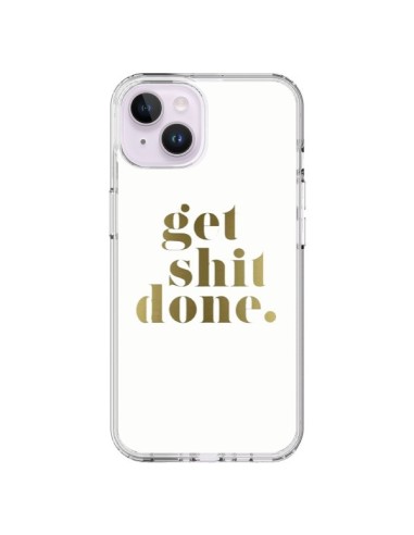 iPhone 14 Plus Case Get Shit Done Gold - Shop Gasoline