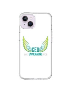 Coque iPhone 14 Plus CEO Chief Encouraging Officer Vert -...