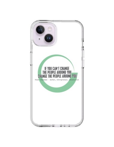 Coque iPhone 14 Plus Peter Shankman, Changing People - Shop Gasoline