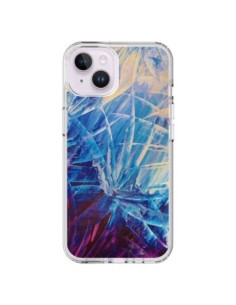 Coque iPhone 14 Plus Fleurs Violettes françaises - Ebi...