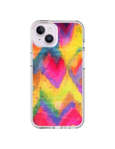 Coque iPhone 14 Plus Coeur Tribal - Ebi Emporium