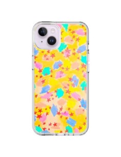 Coque iPhone 14 Plus Stars Etoiles Jaunes - Ebi Emporium