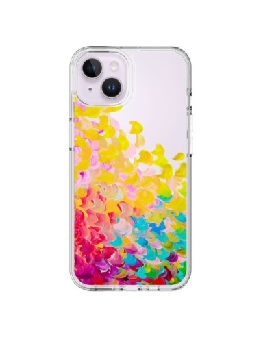 Coque iPhone 14 Plus Creation in Color Jaune Yellow Transparente - Ebi Emporium