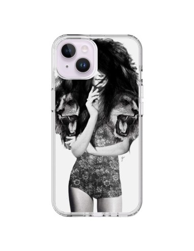 Coque iPhone 14 Plus Femme Lion - Jenny Liz Rome