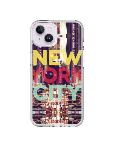 Coque iPhone 14 Plus New York City Buildings - Javier Martinez