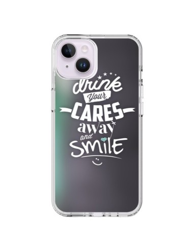 Coque iPhone 14 Plus Drink Gris - Javier Martinez