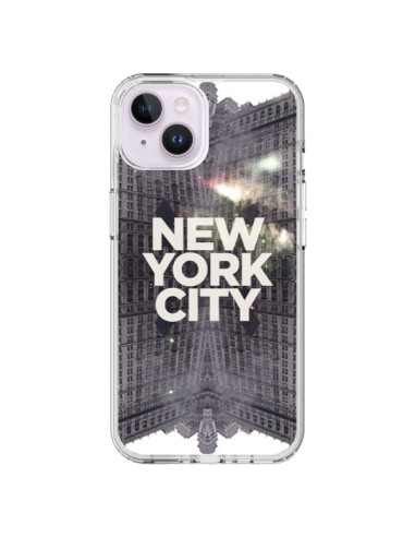 Coque iPhone 14 Plus New York City Gris - Javier Martinez