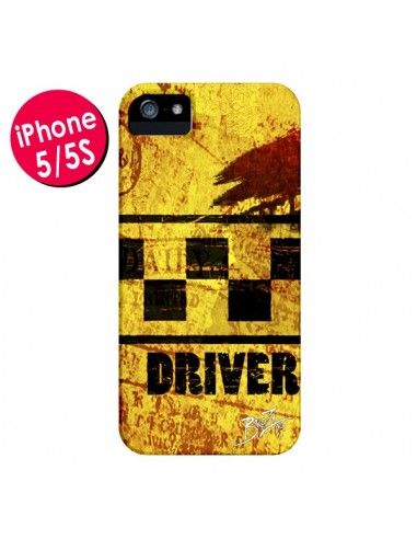 Coque Driver Taxi pour iPhone 5 et 5S - Brozart